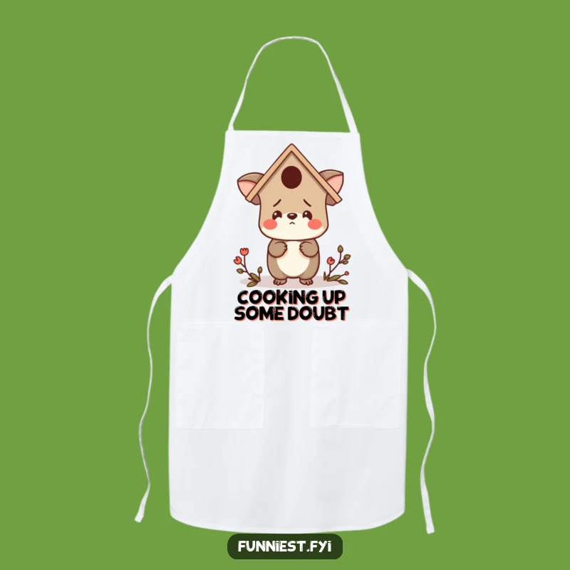 Funny Birdhouse Apron: Lost Chef's Hat - Hilarious Kitchen Gift!