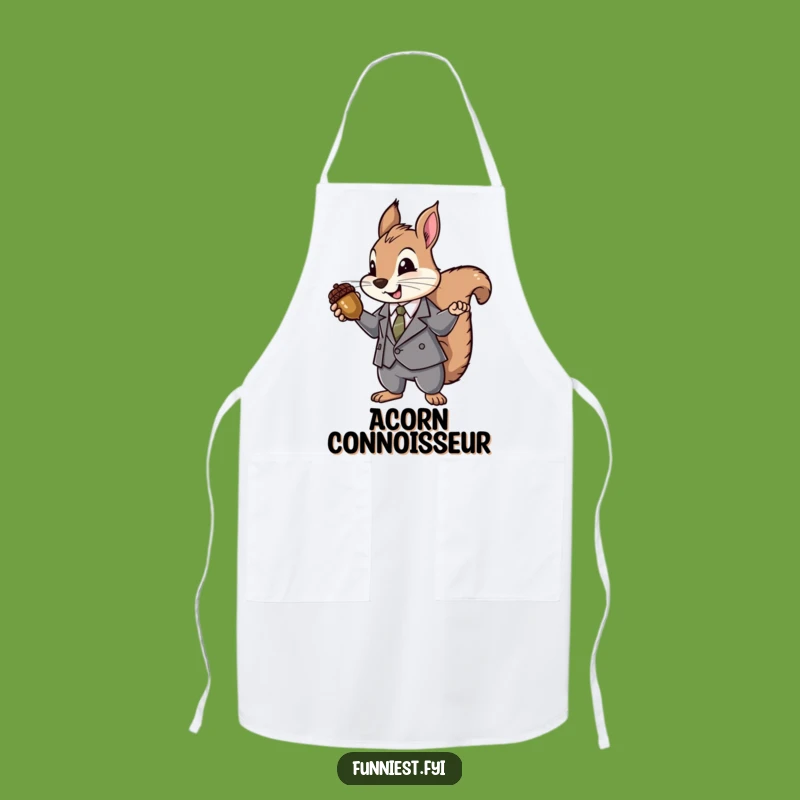 Funny Suit Squirrel Apron: Acorn Presentation Kitchen Wear