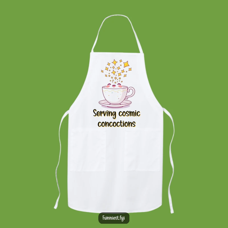 Funny Teacup Cooking Apron, Magical Kitchen Wear and Funny Gift