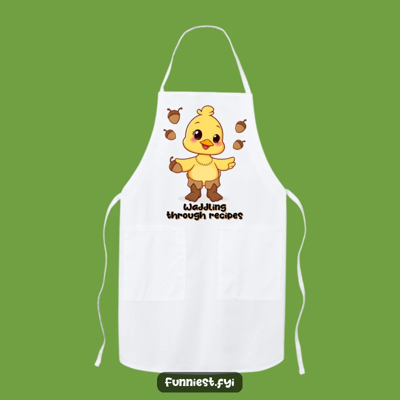 Funny Duck Juggling Apron - Happy Boots Kitchen Accessory Gift