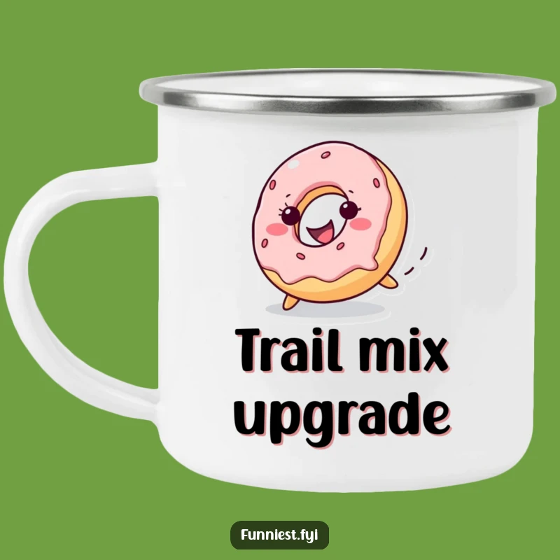 Funny Donut Rolling Camping Mug - Sweet Adventure Fuel