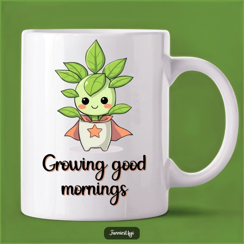 Funny Superhero Houseplant Mug: A Hilarious Gift for Plant Lovers and Heroes