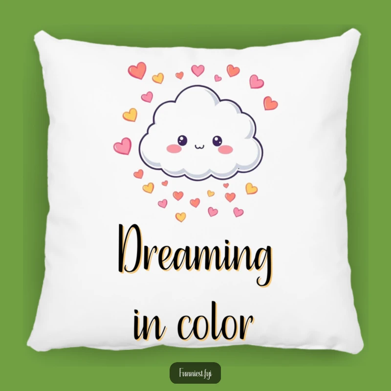 Funny Cloud Raining Hearts Pillow - Cozy & Cute Gift for Sweet Dreams
