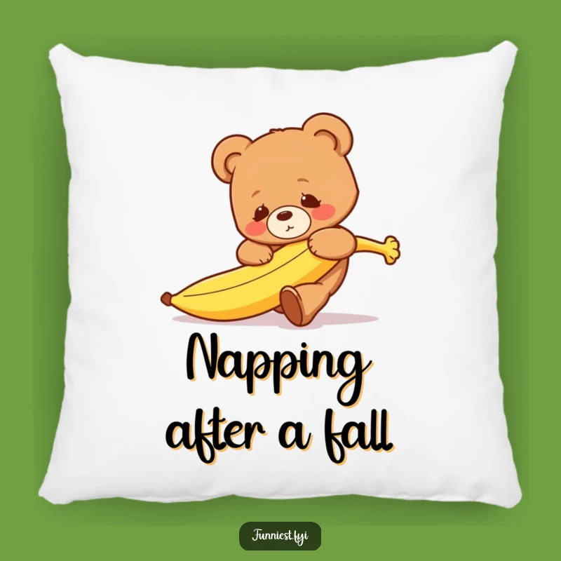 Funny Bear Banana Pillow - Clumsy Teddy Comfort Cushion Gift