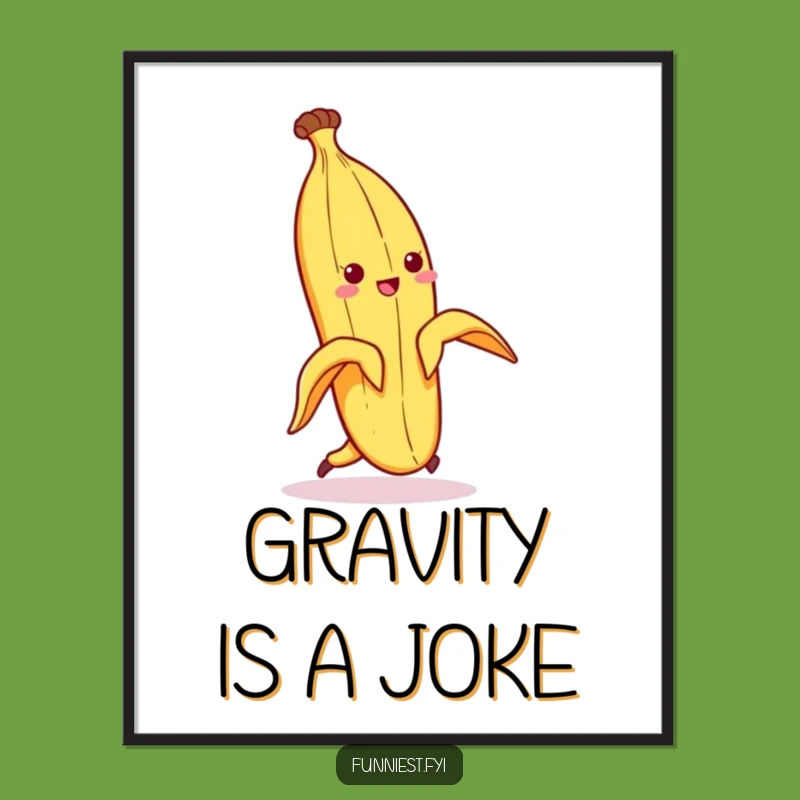 Funny Banana Peel Slip Digital Art - Instant Slapstick Decor