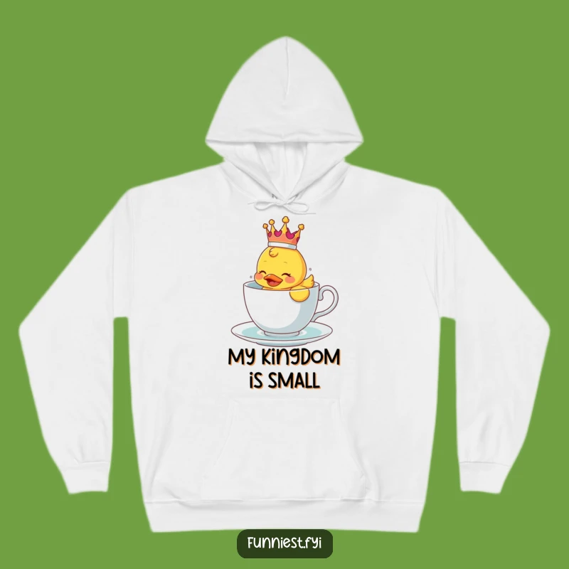 Funny Royal Ducky Teacup Hoodie - Cozy & Hilarious Everyday Wear