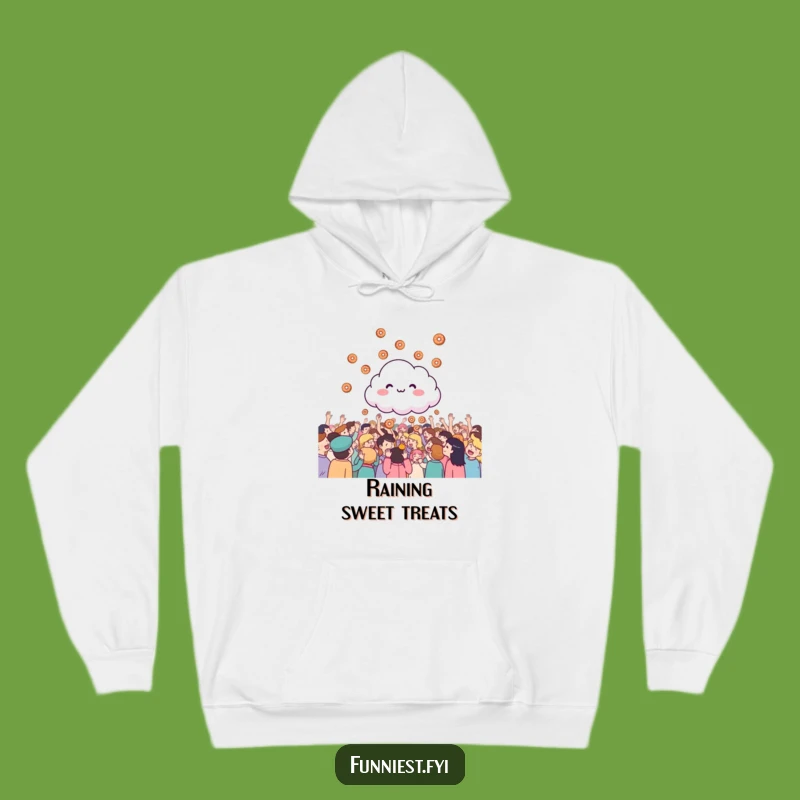 Funny Donut Cloud Hoodie: Cozy Sweetness, Ultimate Funny Gift