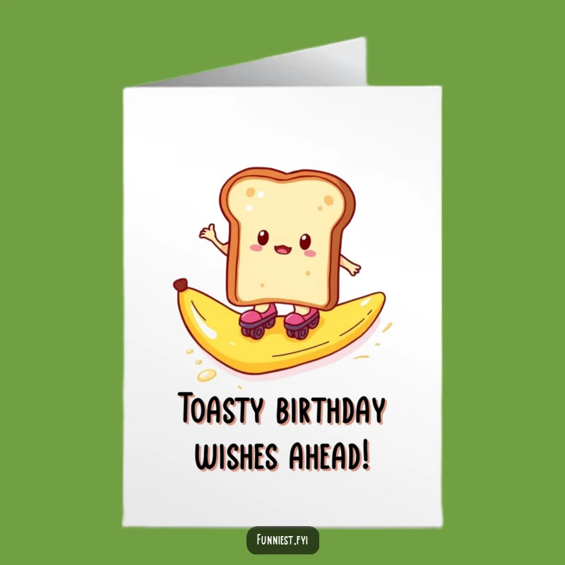 LOL Birthday Card: Free Printable Toast Skater Wipes Out - Hilarious Downloadable Gift!