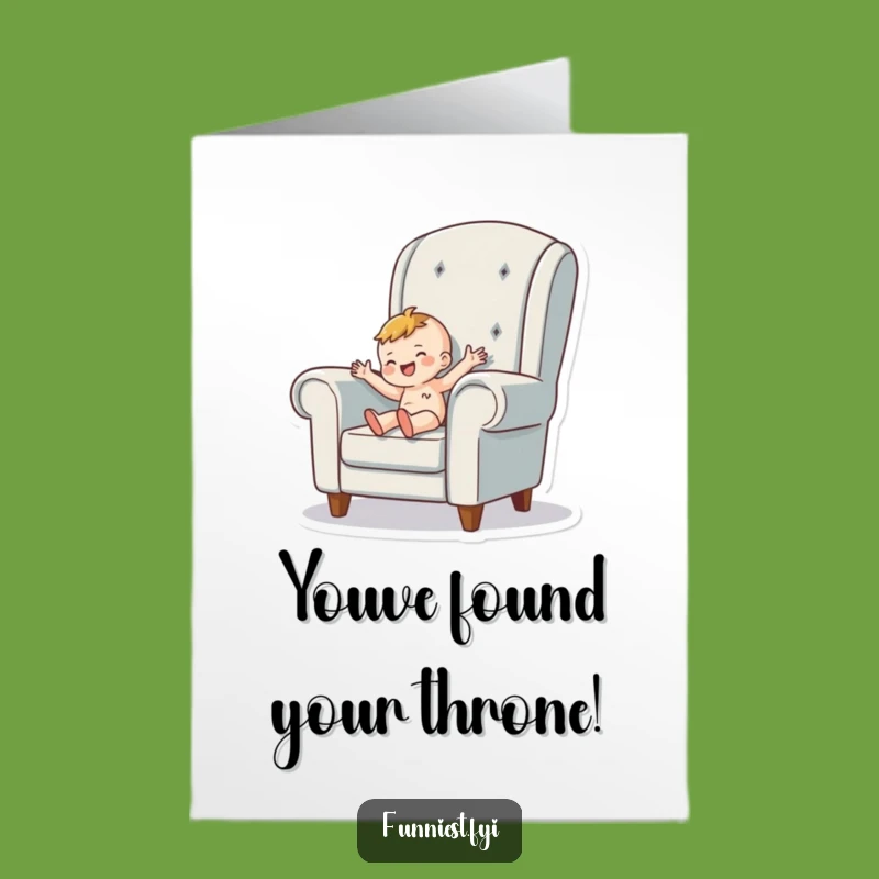 Free Printable Armchair Wiggle Congrats Card: Relax in Style Downloads