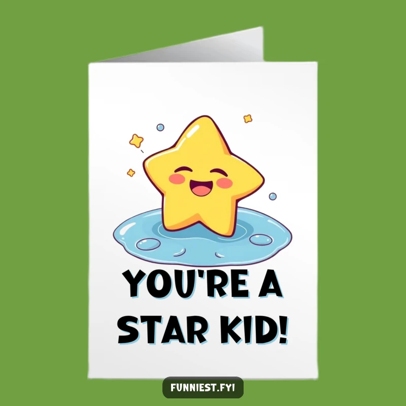 Free Printable Congrats Card: Star's Splashy Win - Funny Downloadable Gift!