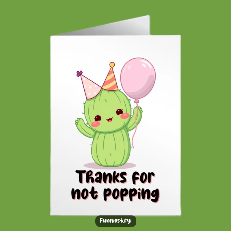 Free Printable Thank You Card: Cactus's Prickly Hug - Hilarious Appreciation Downloadable Gift!