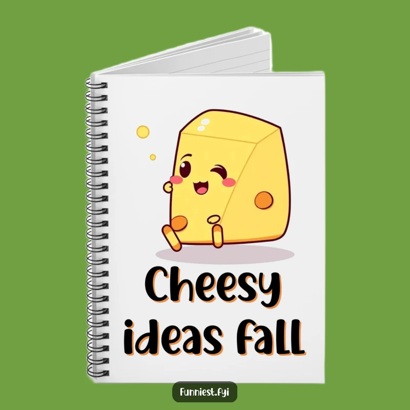 Funny Talking Cheese Notebook: Clumsy Notes for Humorous Ideas