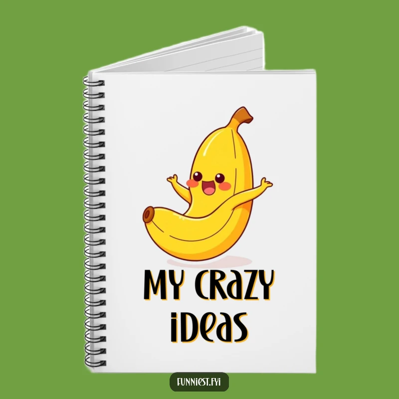 Funny Banana Slip Notebook: Hilarious Yelping Character Journal, Perfect Gift!