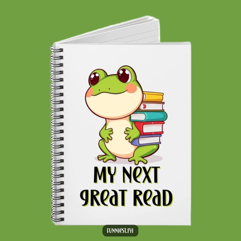 Funny Frog Study Buddy Notebook, A Humorous Journal for Amusing Thoughts