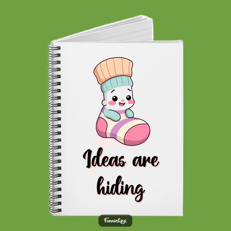 Funny Giggling Sock Notebook: Jot Down Ideas with a Smile and Playful Charm