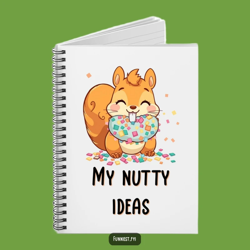 Funny Squirrel Confetti Notebook: Jot Down Ideas with Hilarious Party Fun