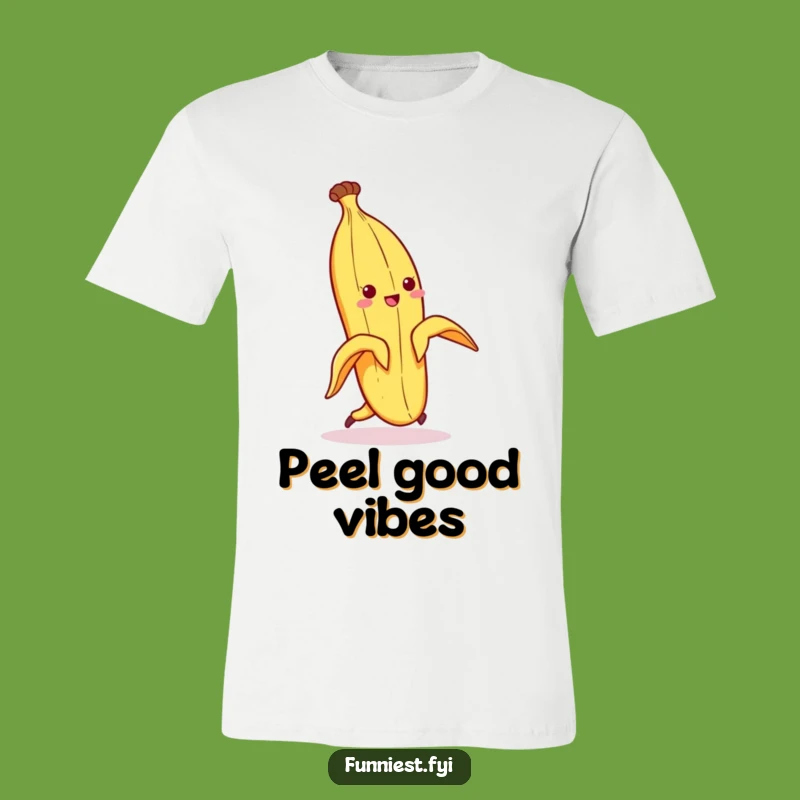 Funny Banana Peel Slip T-Shirt - Wear the Classic Gag!